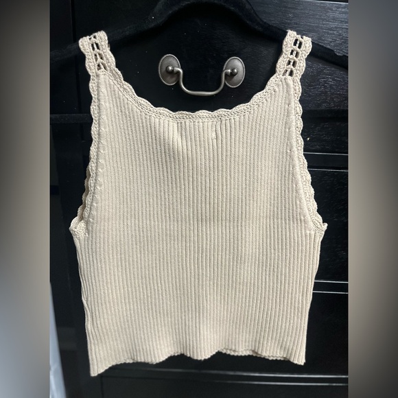 House of Harlow 1960 Cream Knit Tank Top - Picture 4 of 4